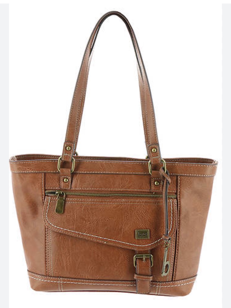 B.O.C Boc Amherst Saddle Vintage Y2k Brown Leather Tote Hand Shoulder Bag